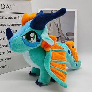 Shontay Wings of Fire Dragon Plush Toy,3D Fire Dragon Pillow for Kids Toys,Gifts for Boys and Girls,Dragon Plushie Toy,3D Cartoon Halloween Plush Doll Decoration Gift