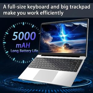 Laptop Computer Intel Celeron N4020C 14.1", 8GB DDR4 Memory 512GB SSD, Windows 11,FHD Display for Work and Entertainment, Sliver Expandable 1TB SSD,Ultra Slim, USB3.0, TF Card and Numeric Keypad