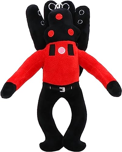 PERUKOYO Skibidi Toilet Toy Plush,Cameraman Plush,Speakerman Plush Toy Stuffed Animal Plushie,Fun and Whimsical Stuffed Figure Doll Gift for Game Fans Kids Children