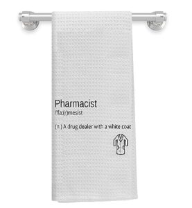 funny pharmacist definition kitchen towels and dishcloths,16 x 24 inch hand towels tea towels dish towels for kitchen decor,funny pharmacist graduation gifts,pharmacist retirement gifts