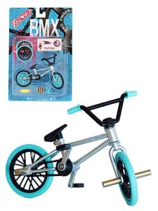 tailwhip metal finger bike, dirt bike toys, mini finger bmx, gift toy, finger bmx (silver)