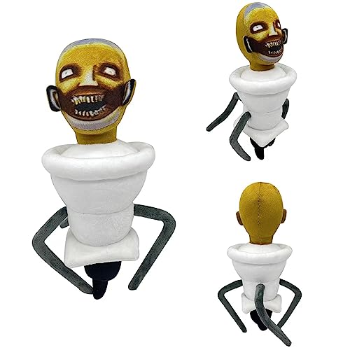 VAKUUM Skibidi Toilet Cameraman Surveillance Man, Sound Man, TV Man, Camera Man, Radio Man Bendy Plush Toys Animal Plushie Doll Gifts for Kids Fans Aldults Birthday(Color:Parasite Toilet Man)