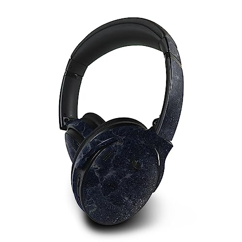 MightySkins Skin Compatible with Bose QuietComfort 45 Headphones Dark Shimmer Marble | Protective, Durable, and Unique Vinyl Decal wrap Cover | Easy to Apply | Made in The USA