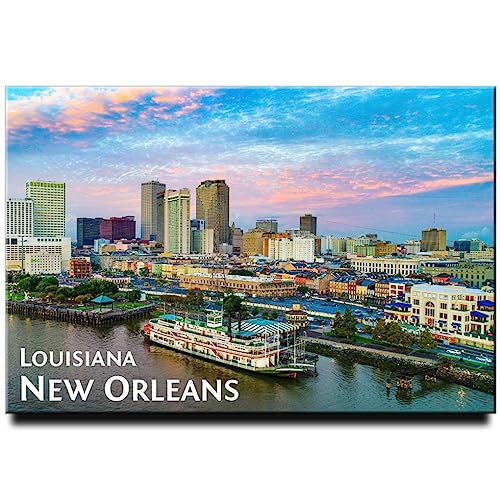 New Orleans Fridge Magnet Louisiana Refrigerator Door Photo Magnet Travel Souvenir