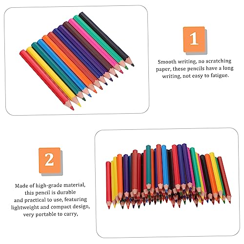 Color Pencils 6 Sets Mini Colored Chubby Art Color Pencils Artist Pencils Sketch Pencils Kids Pencils Mini Colored Pencils Toddler Suit Pencils for Kids Coloring Pencils Chalk