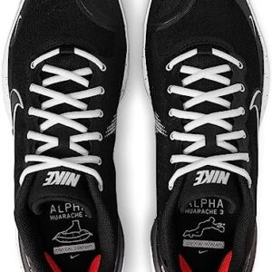 Nike Alpha Huarache Elite 3 Low CK0746-010 Black-White Men's Metal Baseball Cleat 7 US