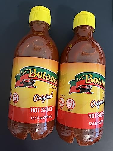 2-PACK Chamoy Sauce Bundle - INCLUDES 2 Bottles of Mexican Hot Sauce LA BOTANERA Original 25oz TOTAL - Comes in a Despensa Colombiana Bag - Great to Compliment your Snacks!