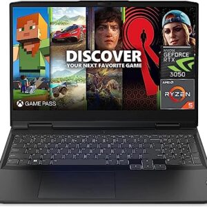 Lenovo 2023 IdeaPad Gaming 3 Gaming Laptop, 15.6" FHD Display, AMD Ryzen 5 6600H up to 4.5GHz, NVIDIA GeForce RTX 3050, 16GB DDR5 RAM, 512GB SSD, Wi-Fi 6, Bluetooth, Windows 11 Home, ‎Onyx Grey