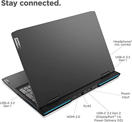 Lenovo 2023 IdeaPad Gaming 3 Gaming Laptop, 15.6" FHD Display, AMD Ryzen 5 6600H up to 4.5GHz, NVIDIA GeForce RTX 3050, 16GB DDR5 RAM, 512GB SSD, Wi-Fi 6, Bluetooth, Windows 11 Home, ‎Onyx Grey