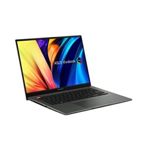 Asus Vivobook S 14X OLED Business Laptop | 14.5" 2.8K OLED 600nit 100% DCI-P3 | 12th Gen Intel 12-core i5-12500H (>i7-11800H) | 12GB DDR4 512GB SSD | Backlit Thunderbolt Win11 Gray + 32GB MicroSD Card