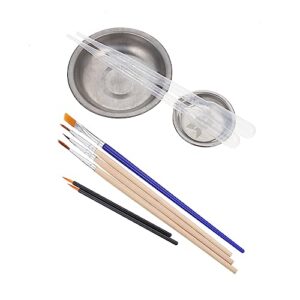 coheali 1 set figure coloring tool suit professional paint brushes specialty tools micro paint brushes airbrush paint thinner oil painting brushes convenient model brush model supply