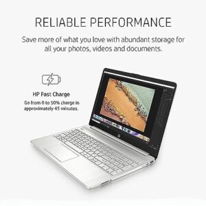 HP 2023 Newest Laptop, 15.6" Touchscreen Display, Intel Core i3-1115G4 Processor(Beat i5-1035G4), 8GB RAM, 256GB SSD, WiFi, Bluetooth, Numeric Keypad, Windows 11 Home in S Mode, Silver