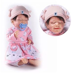 sgtd reborn baby dolls silicone full body, 18 inch full body silicone baby dolls, handmade lifelike best reborn dolls, the best gift for the accompany,c