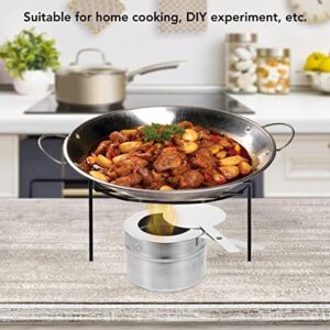 UPQRSG Stainless Steel Fuel Holder with Cover, Portable Chafing Fuel Holder, Chafer Canned Heat Fuel Box, Buffet Warmer Warming Trays for Buffet Barbecue Party