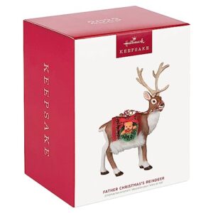 father christmas's reindeer ornament 2023 limited edition