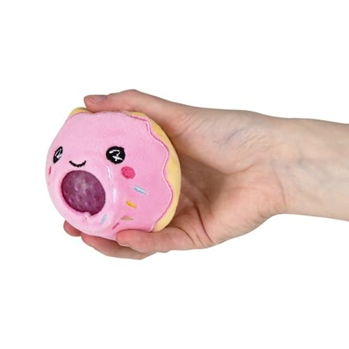 Four (4) Squeezy Animal Bead Plush Squeezable Fidget Toy (Sweet Treats)