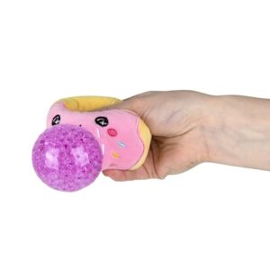 Four (4) Squeezy Animal Bead Plush Squeezable Fidget Toy (Sweet Treats)