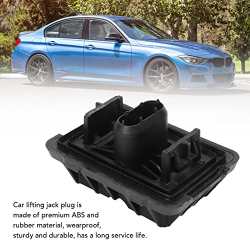 Under Car Jack Pad, ABS Rubber Car Jack Support Plate 2pcs OE Design Abrasion Resistance Anti Aging Black 51717169981 for Autos