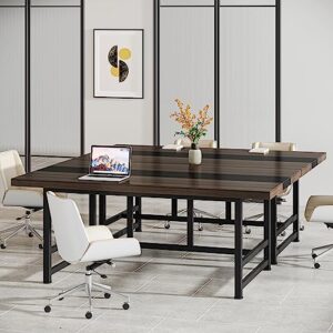 Tribesigns 6FT Conference Table, 70.86L * 31.49 W inches Meeting Table, Rectangular Seminar Table, Modern Conferernce Room Table, Large Computer Desk for Office, Boardroom, Meeting Room