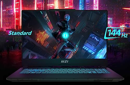 MSI Cyborg 15.6" FHD 144Hz Gaming Laptop | Intel i5-12450H | NVIDIA GEFORCE RTX 4050 | 32GB 4800MHz DDR5 RAM 2TB PCIe SSD | Windows11 Home | w/HDMI