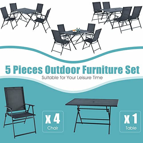 KUJYBG 3-Seat Sofa Cushioned Table Garden Gray Suitable 3 PCS Patio Rattan Furniture Set for Poolside, Backyard and Garden, Etc