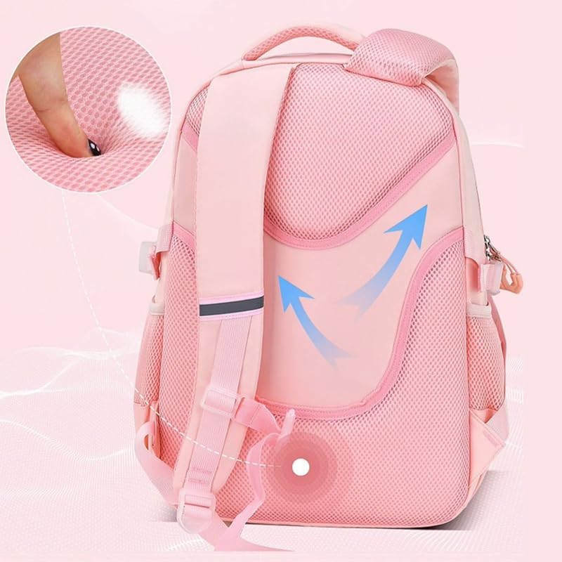 HAPIKI Kawaii Backpack with 18Pcs Accessories Anime Cartoon Bag with Cute Pin Anti Theft Travel Aesthetic Season Gifts Backpack (Purple)