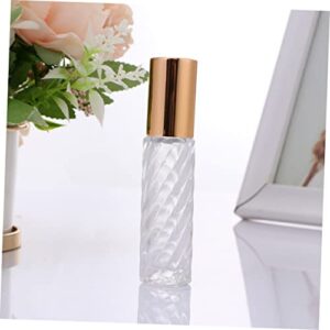 FOMIYES Perfum 10pcs Mini Lip Gloss Roller Bottle Makeup Bottle e Travel Bottles Roll-on Bottles Rolling Balls Essential Oil Essential Oil Bottle Make up Rolling Ball Bulk Essential Oils