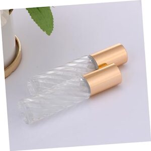 FOMIYES Perfum 10pcs Mini Lip Gloss Roller Bottle Makeup Bottle e Travel Bottles Roll-on Bottles Rolling Balls Essential Oil Essential Oil Bottle Make up Rolling Ball Bulk Essential Oils