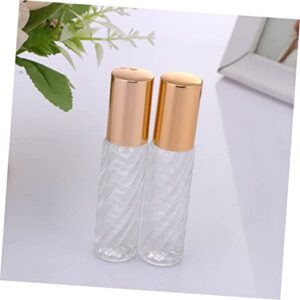 FOMIYES Perfum 10pcs Mini Lip Gloss Roller Bottle Makeup Bottle e Travel Bottles Roll-on Bottles Rolling Balls Essential Oil Essential Oil Bottle Make up Rolling Ball Bulk Essential Oils