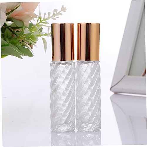 FOMIYES Perfum 10pcs Mini Lip Gloss Roller Bottle Makeup Bottle e Travel Bottles Roll-on Bottles Rolling Balls Essential Oil Essential Oil Bottle Make up Rolling Ball Bulk Essential Oils