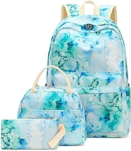 camtop school backpacks for teen girls lightweight elementary middle backpack bookbags set medium(17 inch)