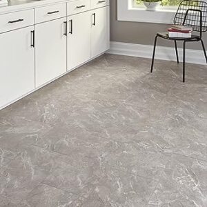 Islander Flooring 6mm Piazza Travertine HDPC® Waterproof Luxury Vinyl Tile Flooring 12 in. Wide x 24 in. Long - 9 Planks / 18 SQ FT