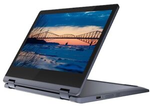 flex 3 chromebook 11.6" hd, convertible spin 2-in-1 touchscreen laptop by lenovo, mediatek mt8183(8-core cpu), up to 2 ghz, 4gb ram, 128gb(64gb ssd+64gb card), wi-fi, usb-c, chrome os|free stylus pen