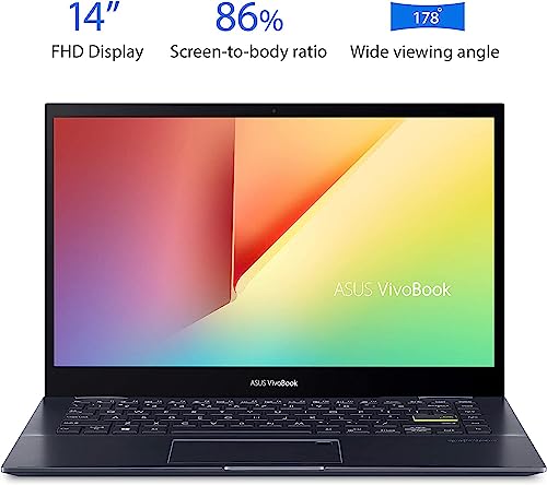 ASUS VivoBook Flip 14 Laptop, Thin and Light 2-in-1 FHD Touch Display, AMD Ryzen 5 5500U, 20GB RAM, 1TB PCIE SSD, Fingerprint Reader, Windows 11 H +GM Accessory