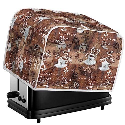 Hechitok Coffee Tea Toaster Appliance Dust-proof Dust Cover Extra Large Appliance Covers Kitchen Appliance Covers 2 Slice Toaster Oven Cover, S