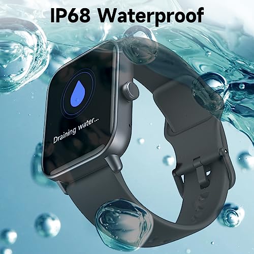 Faweio Smart Watch, Bluetooth 5.3 Answer/Make Call, Alexa Built in, 1.8" Fitness Tracker with Heart Rate SpO2 Sleep Monitor, Smart Watches for Men Women iPhone Android Compatible IP68 Waterproof