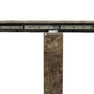 Pvillez Extendable Dining Table, 118.5" Modern Rectangular Extendable Table, Wooden Kitchen Table Dining Room Table, Long Desk Table Large Console Table Office Table for 6 8 10 12 People (Marble)
