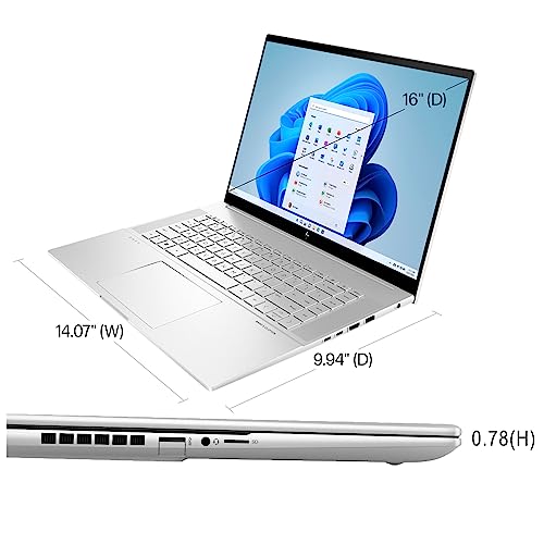 2023 HP ENVY 16" Touchscreen WQXGA (2560 x 1600) Gaming Laptop Premium Creator Workstation Computer, 13th Gen Intel 14-Core i9-13900H, GeForce RTX 4060 8GB, 64GB DDR5 RAM, 4TB PCIe SSD, Windows 11 Pro