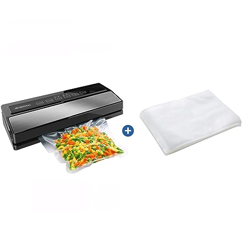 GERYON Vacuum Sealer Machine Silver and 20 Counts Vacuum Sealer Bags