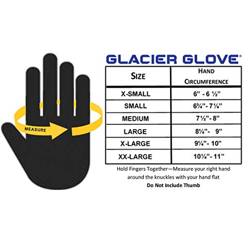 Glacier Glove Ascension Bay Sun Glove, Medium, Gray Water Camo