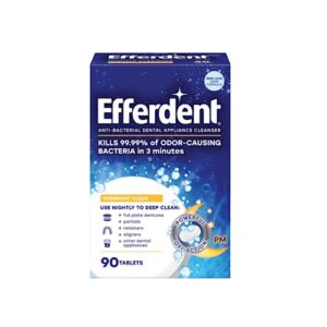 Efferdent Denture Care, Variety Pack, Denture Cleanser Tablets (20ct), Overnight Denture Cleanser Tablets (90ct) (2 of each)