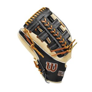 Wilson 2024 A2K 1810 12.75” Outfield Baseball Glove - Left Hand Throw, Blonde/Black/Saddle Tan