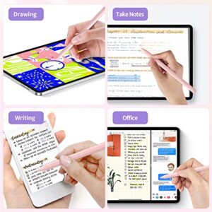 Stylus Pens for Touch Screens, Rechargeable Universal Stylus Pen with Magnetic Adsorption Design, Compatible with iPhone/iPad/Mini/Air/Android/Tablet and Other Touch Screens Devices