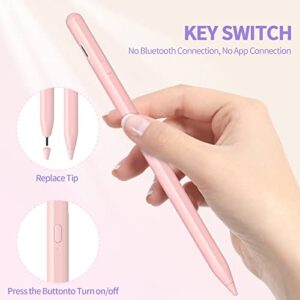 Stylus Pens for Touch Screens, Rechargeable Universal Stylus Pen with Magnetic Adsorption Design, Compatible with iPhone/iPad/Mini/Air/Android/Tablet and Other Touch Screens Devices