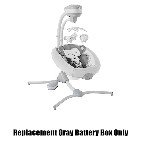 Replacement Part for Fisher-Price Sweet Surroundings Monkey Cradle 'n Swing - DRG41 ~ Replacement Gray Battery Box