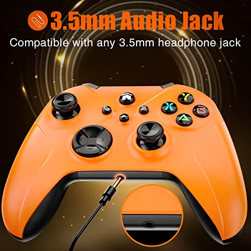 Gamrombo Wireless Controller Replacment for xbox controller, Compatible with Xbox one/Xbox One S/X/Xbox Series X/S/Android/iOS/PC Gamepad Remote with WiFi/Macro Function/Turbo/3.5mm Audio Jack