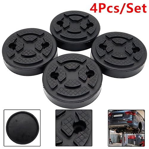 Universal Car Lift Jack Stand Rubber Pads 115mm Diameter Car Jack Rubber Pad Frame Protector Adapter Jacking Tool Accessories