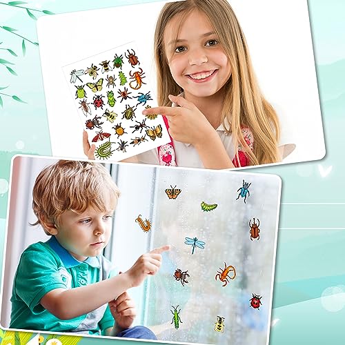 Jetec 1040 Pcs Bug Stickers for Kids Insect Stickers Butterfly Scrapbook Stickers for Boys Girls Water Bottle Laptop Book