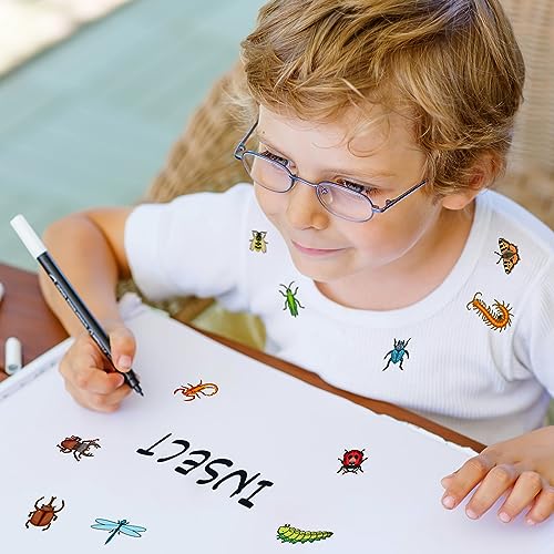 Jetec 1040 Pcs Bug Stickers for Kids Insect Stickers Butterfly Scrapbook Stickers for Boys Girls Water Bottle Laptop Book