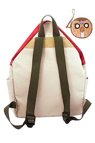 Roocnie Owl House Hooty Backpacks for Girls Boys:TOH Merch Luz Amity Kids School Cosplay Anime Canvas Backpack Wallet